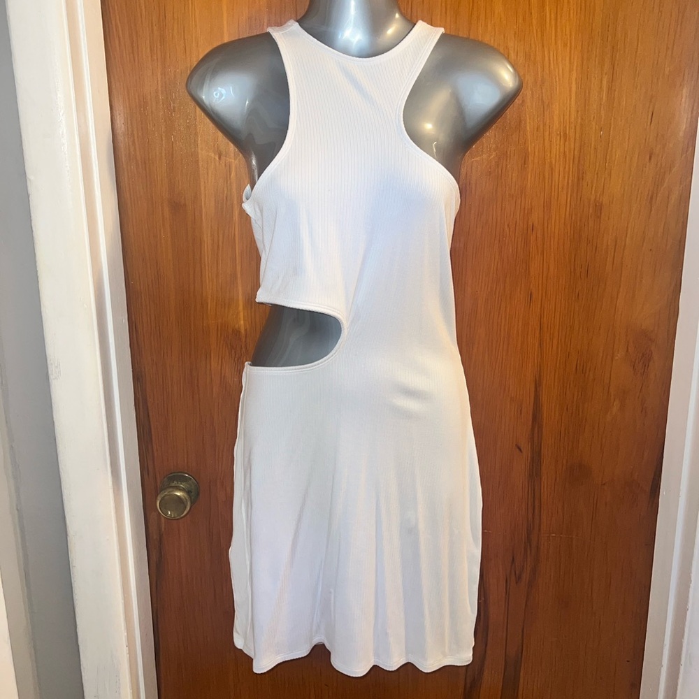 Abercrombie Asymmetrical Bodicon Dress Sz Medium